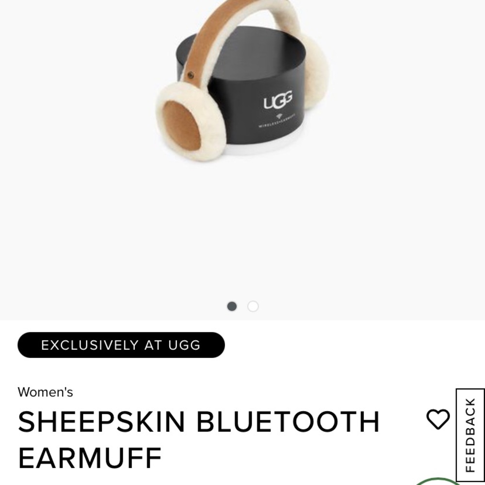 Ugg ear muff Bluetooth headphones